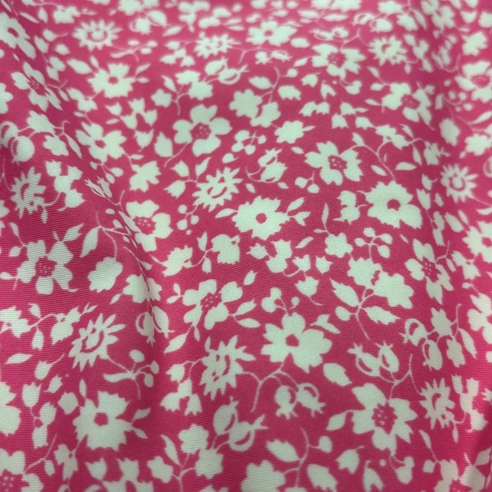 Ralph Lauren Pink and White Floral bathing suit 12mo